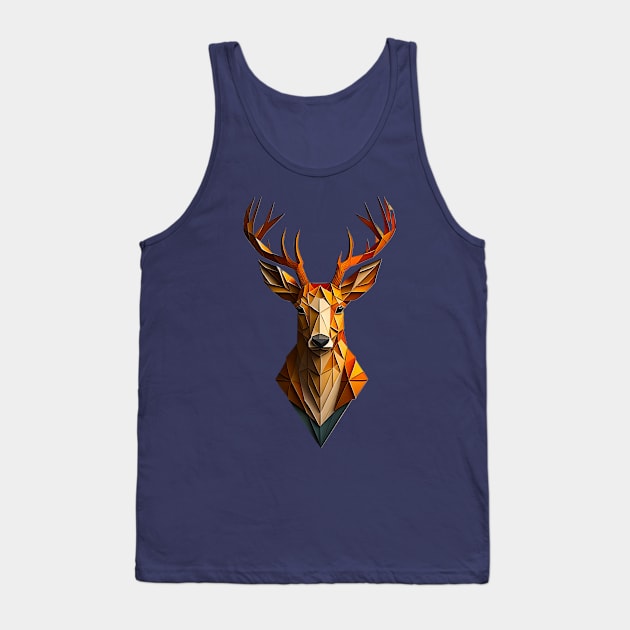 Rebel Stag Tank Top by hypnohymn